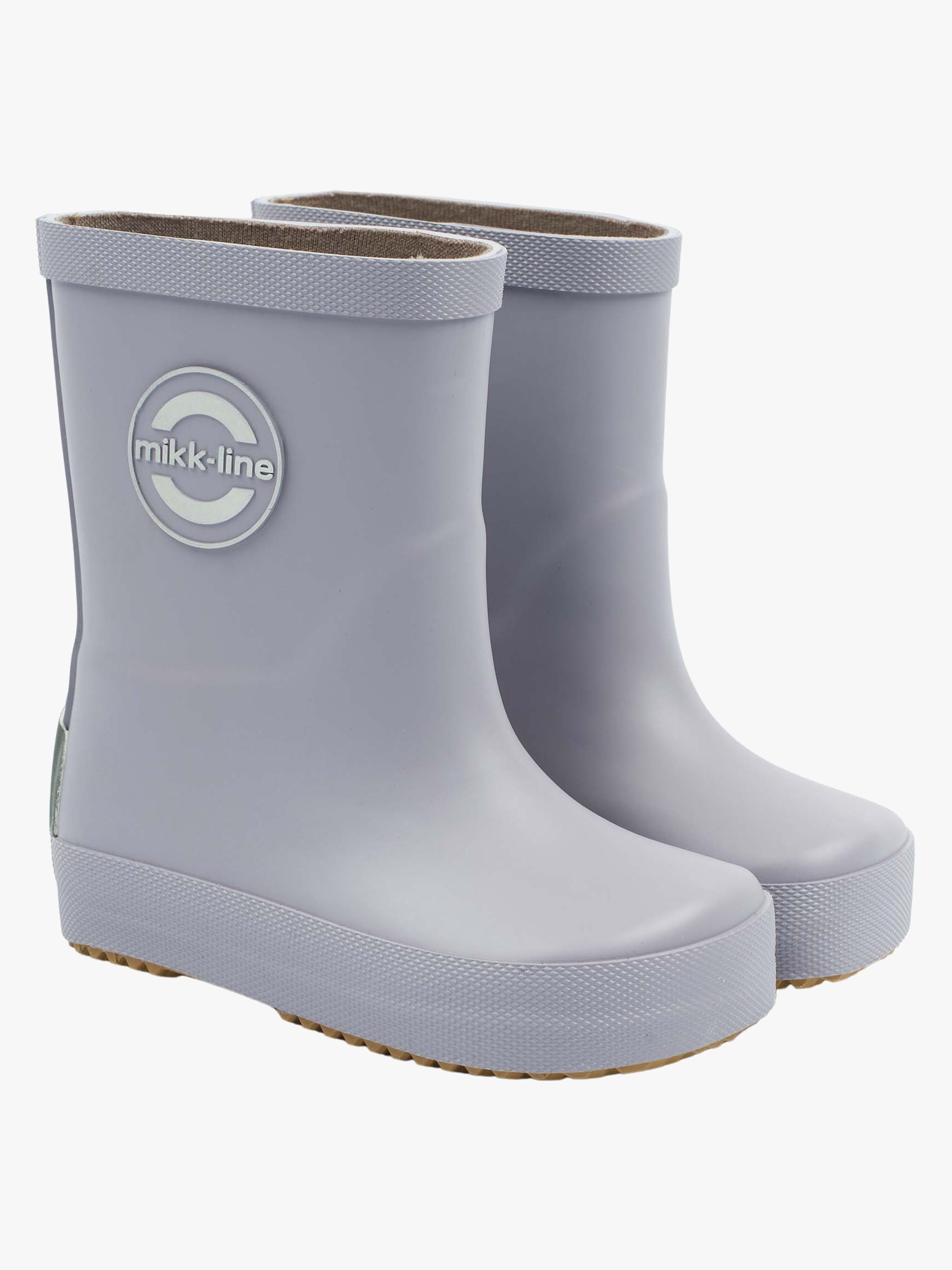 Mikk-Line Barefoot Gummistövlar, Lavender Gray, 27